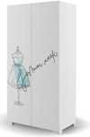 Детски гардероб 100 Meblik Fashion Mint