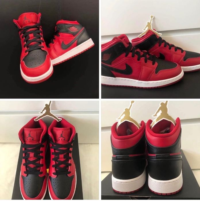 Маратонки оригинални NIKE AIR JORDAN 1 MID номер EUR 36,5,