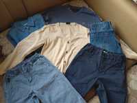 Сет 6 бр маркови дрехи с неносена риза  Benetton и неносена жилетка