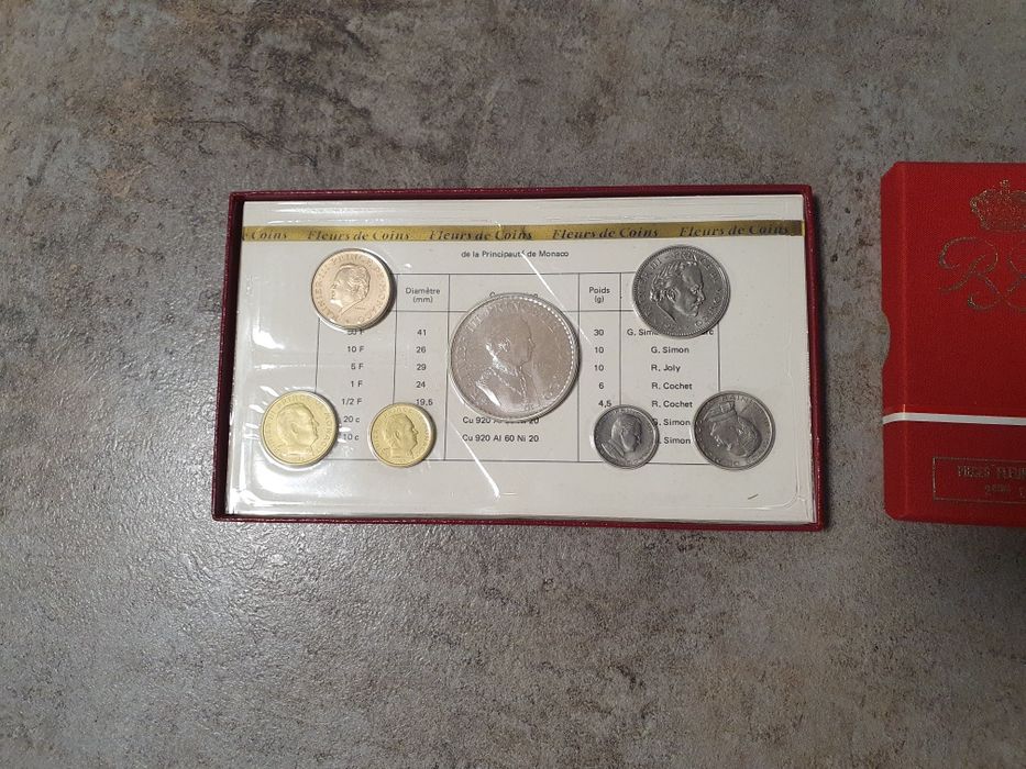 Set 7 Monede Monaco