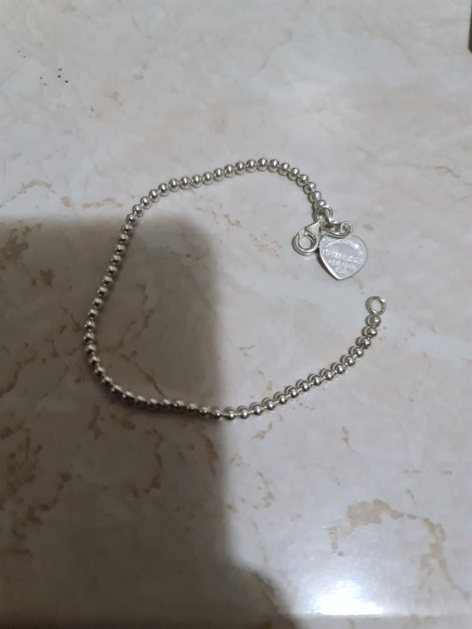 Superba bratara finuta argint 925 Italy Tiffany & co New york,18 cm
