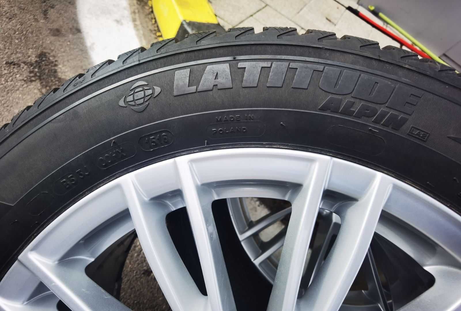 Зимни  гуми с  джанти  235/55 R18  AUDI