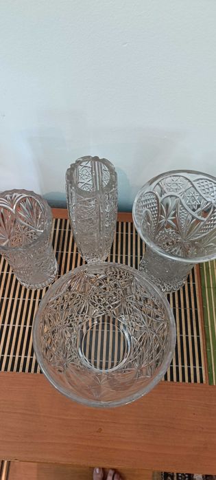 Вазы хрустальные. Советские еще. Цены разные