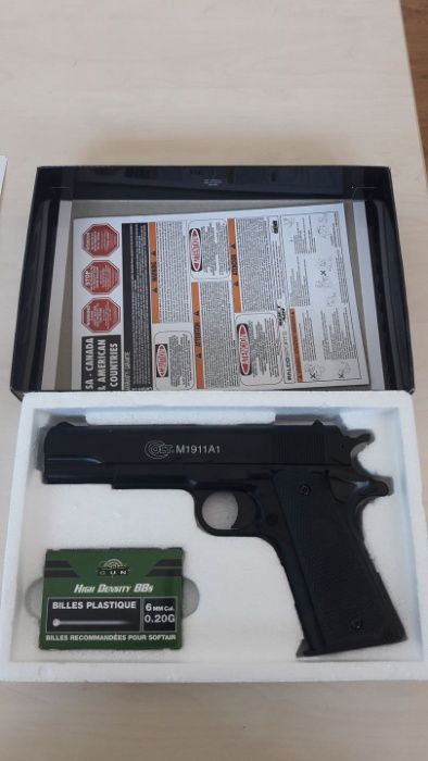 Pistol airsoft CyberGun HPA Colt 1911 metal slide Cod produs: 1992