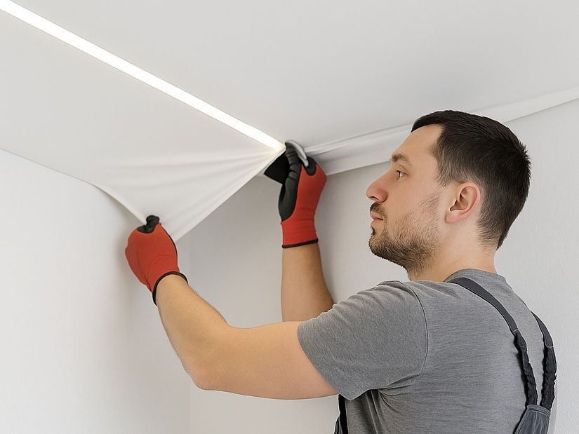 УСТАНОВКА Натяжные Потолки Установка Натяжной Порящий Потолок Алматы