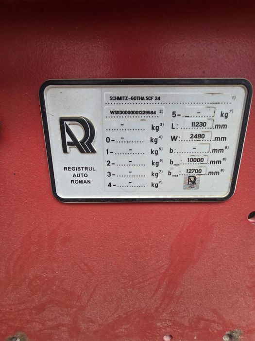 Semiremorca transport container Schmitz