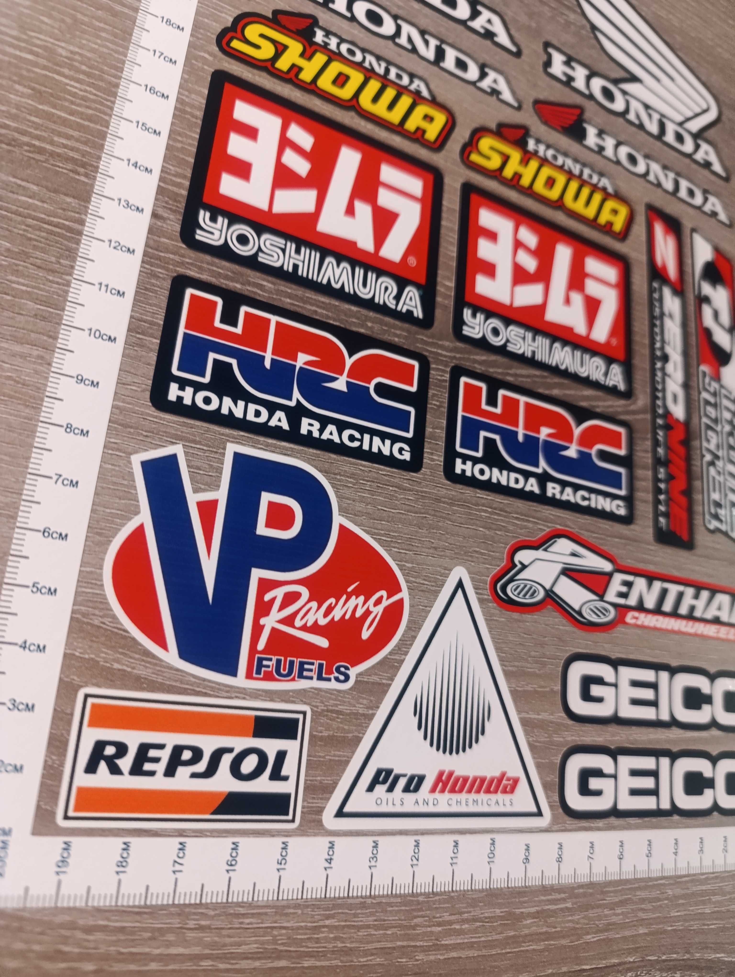 Стикери за ХОНДА Showa Yoshimura HRC Renthal Repsol и др.