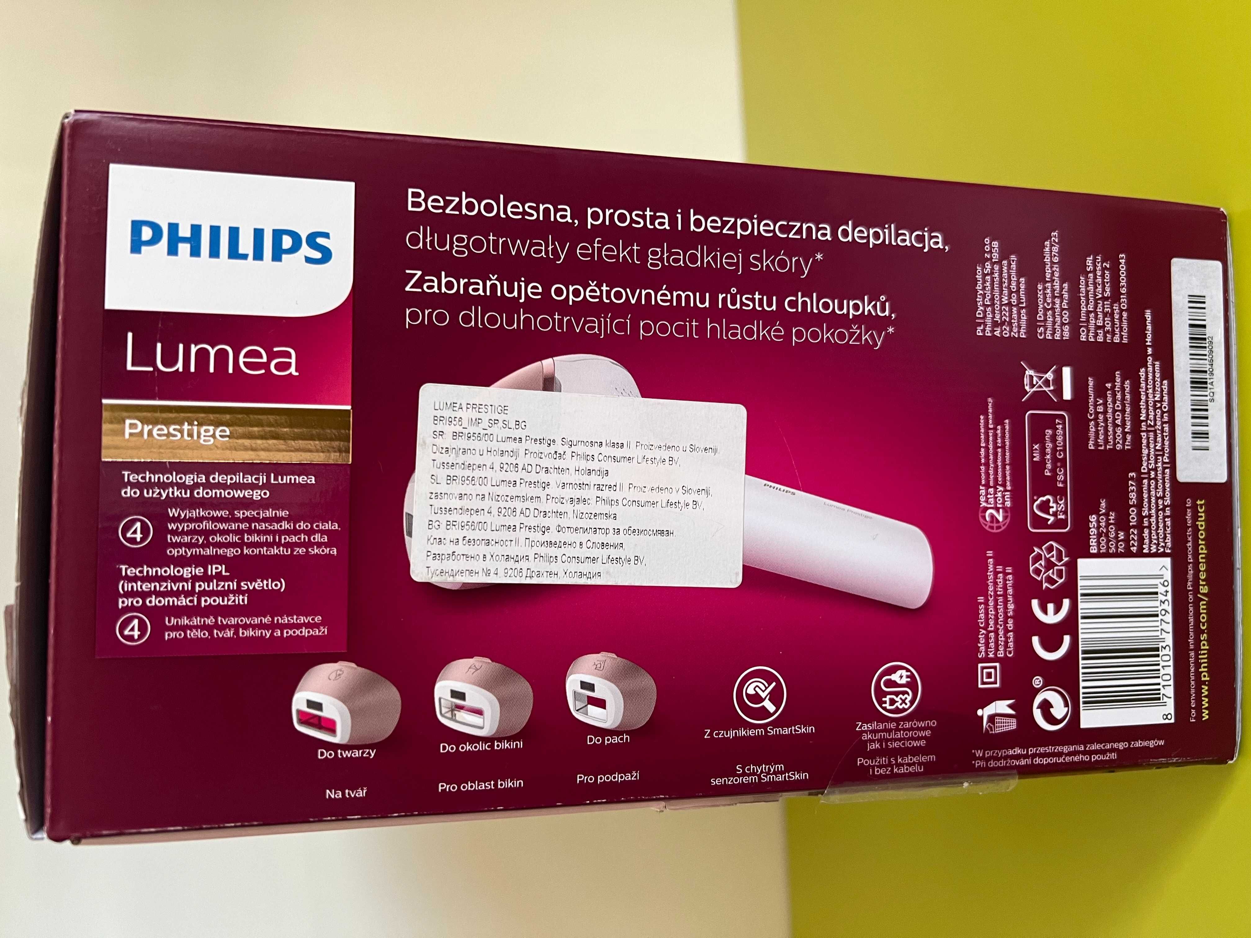 Фотоепилатор IPL Philips Lumea Prestige BRI956/00