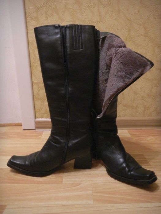 сапоги женские теплые и демисезонные