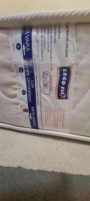 Vand saltea ergoflex, fata iarna-vara, 80x190x20 cm