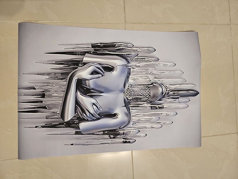 1buc afiș pânză fără ramă, artă modernă, pictură pe pânză abstractă