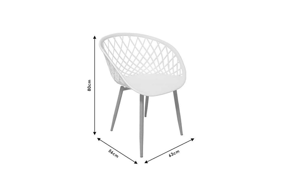 Модерен стол Ezra подходящ за заведения - 5 различни цвята