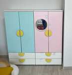 Детски гардероб Ikea SMASTAD