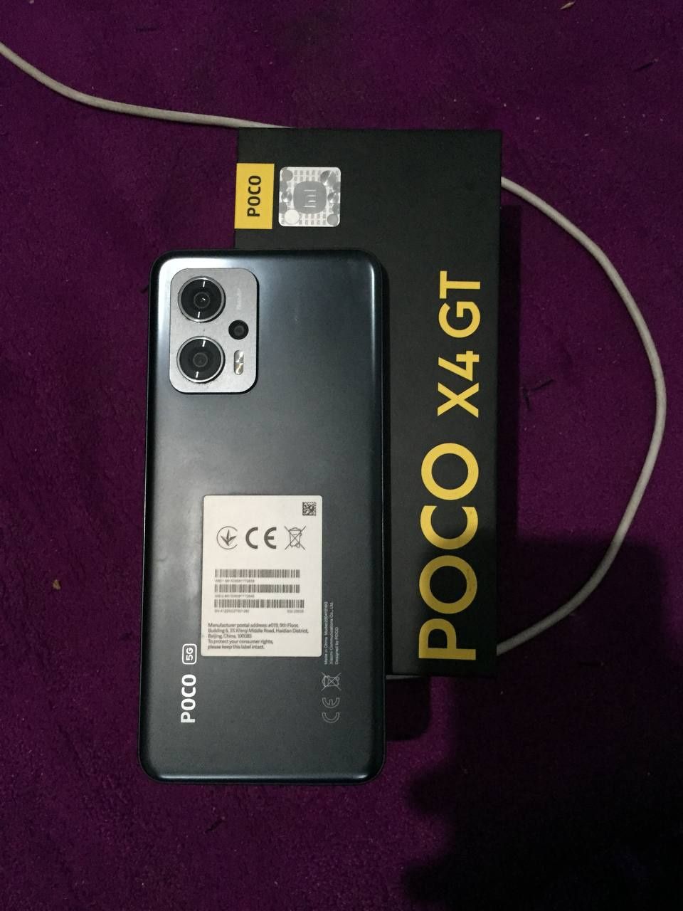 POCO X4 GT 8X256 GB 144 GERS PUBG 90 FP 100 %