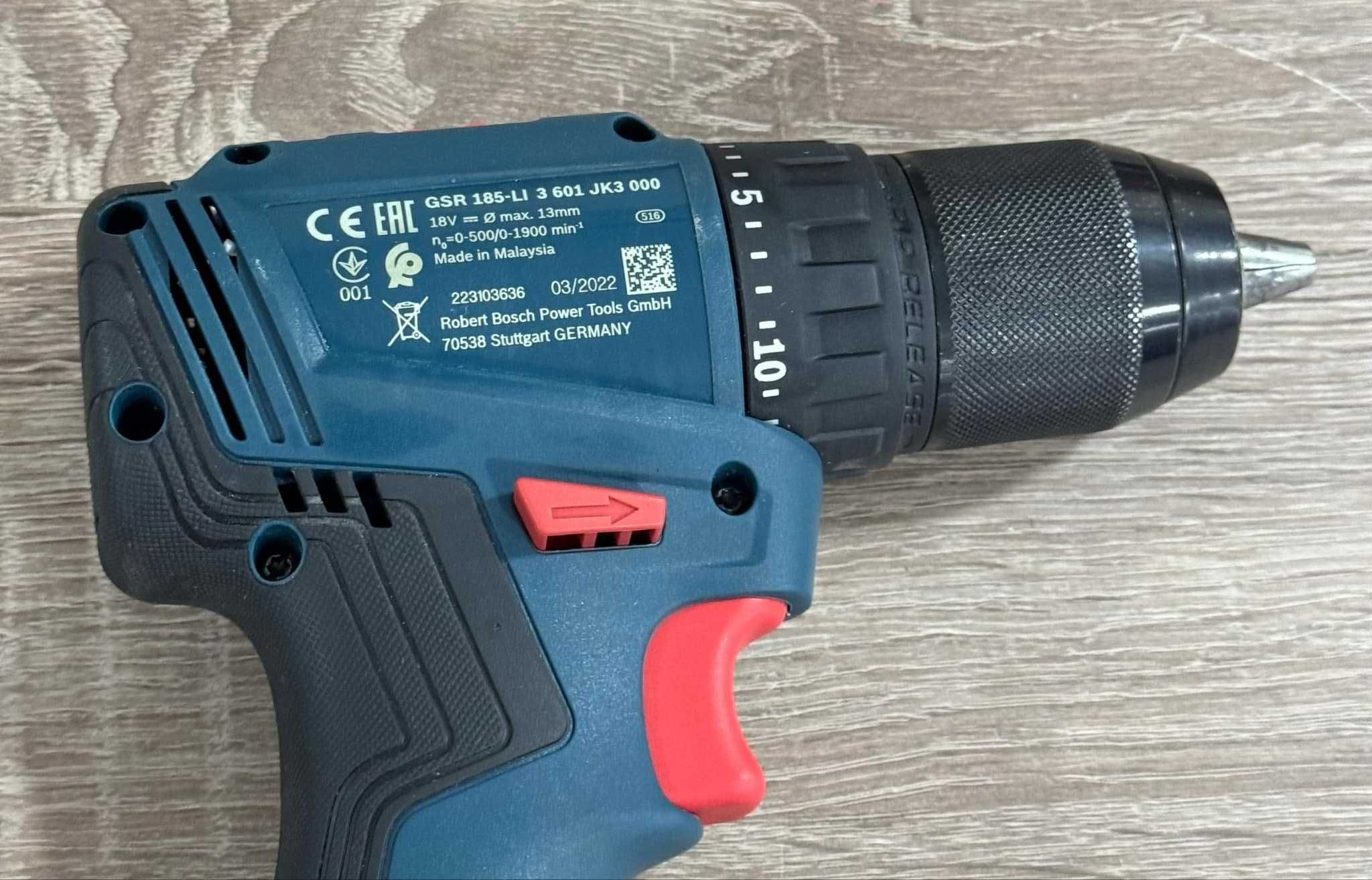 Акумулаторен винтоверт BOSCH GSR 185-LI