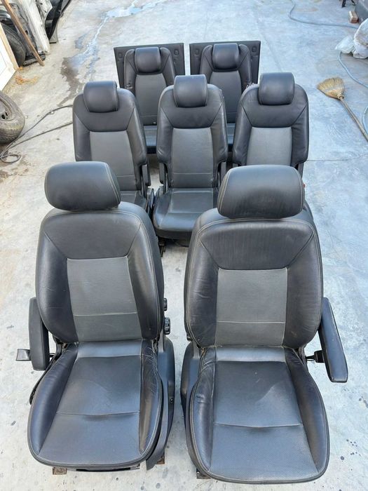 Interior complet Ford Galaxy 7 locuri piele incalzire swap 5→7 locuri