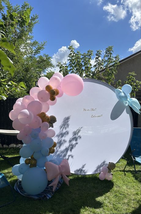 Arcade si aranjamente baloane-nunti, botez, gender reveal, baby shower