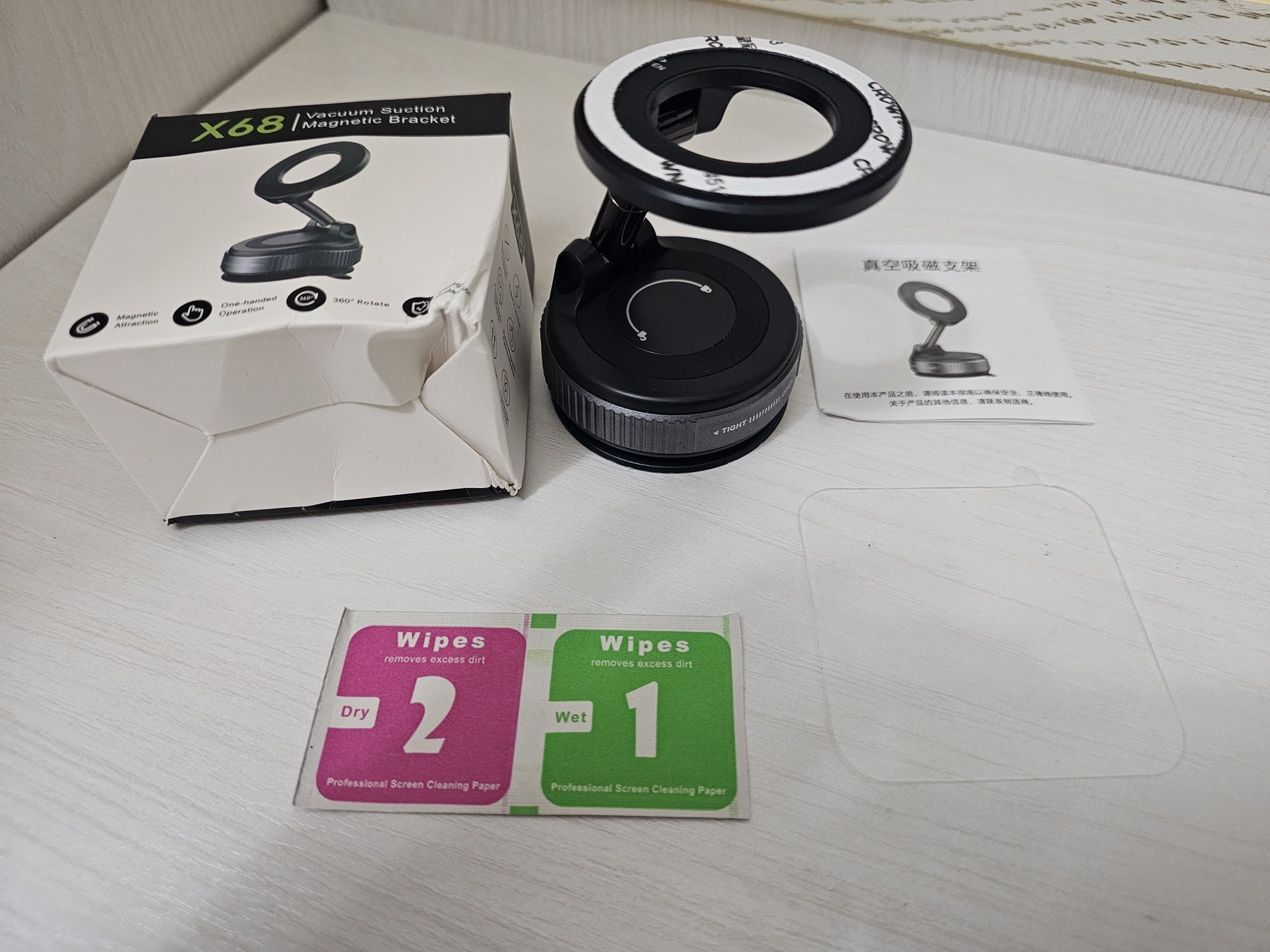 Vacuum holder magsafe держатель телефон