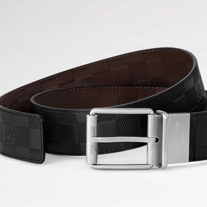 Мъжки колан Louis Vuitton LV двулицев