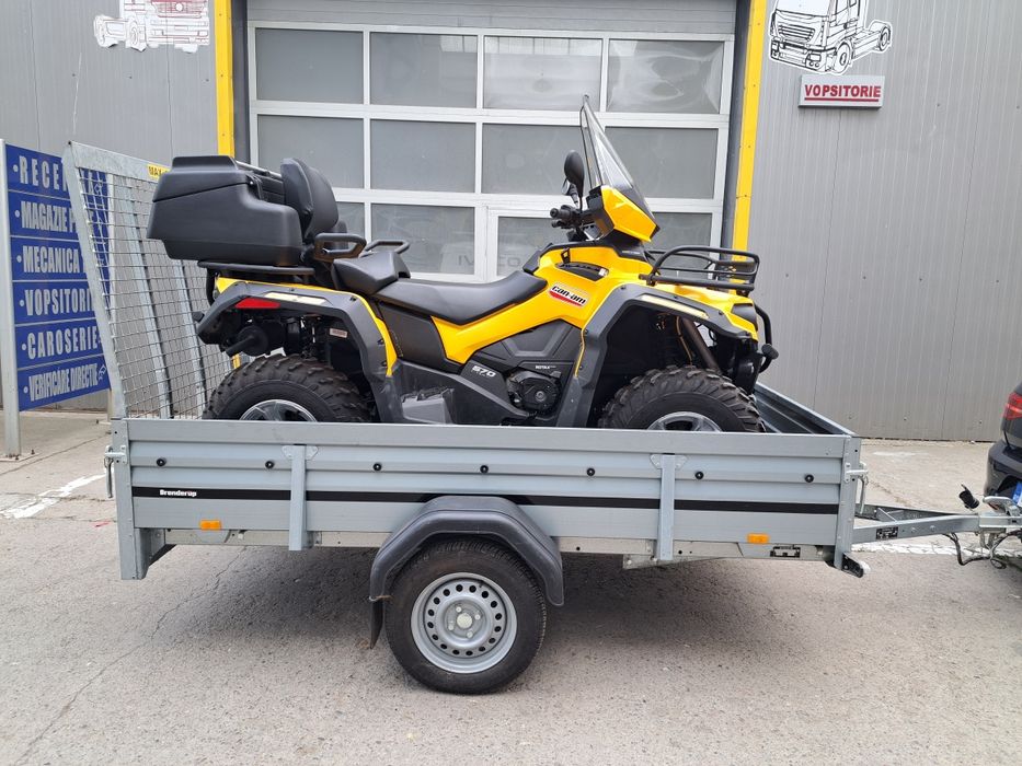 Vând remorcă Brenderup 2260s cu rampă de atv