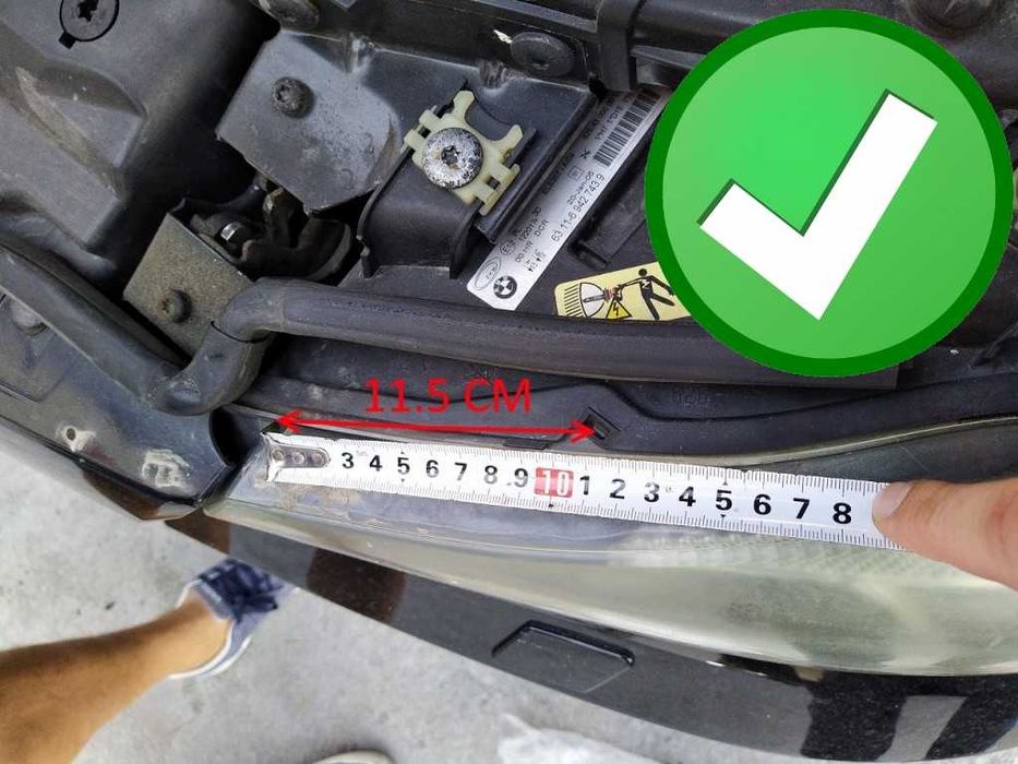 Стъкла за фарове на BMW 3 E90 Pre-Face-за фар с Xenon (2005-2008)