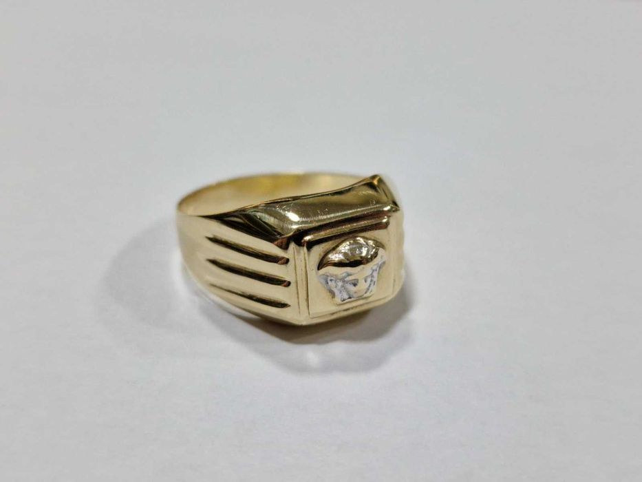 Мъжки златен пръстен 14К Versace / 4,00 гр.