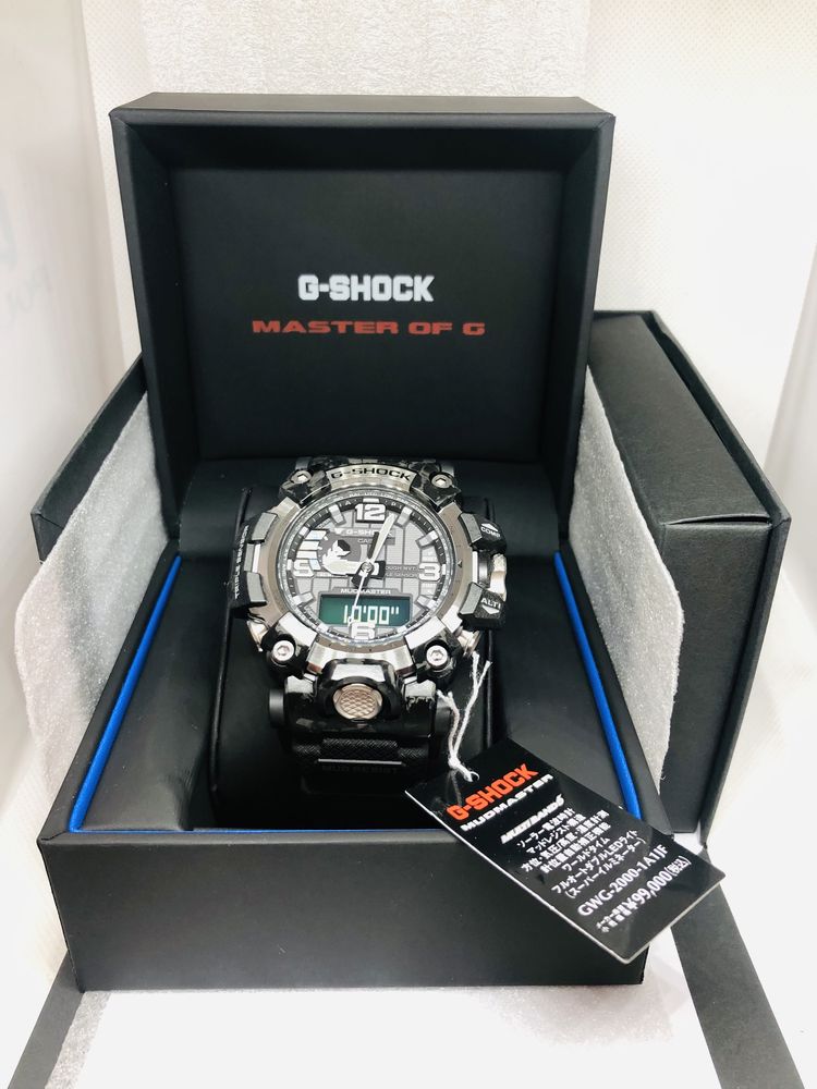 *Чисто Нов* Casio G-Shock GWG-2000-1A1JF Mudmaster *Triple Black*