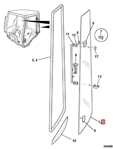Parbriz/Geam/Luneta pt JCB 3CX 827