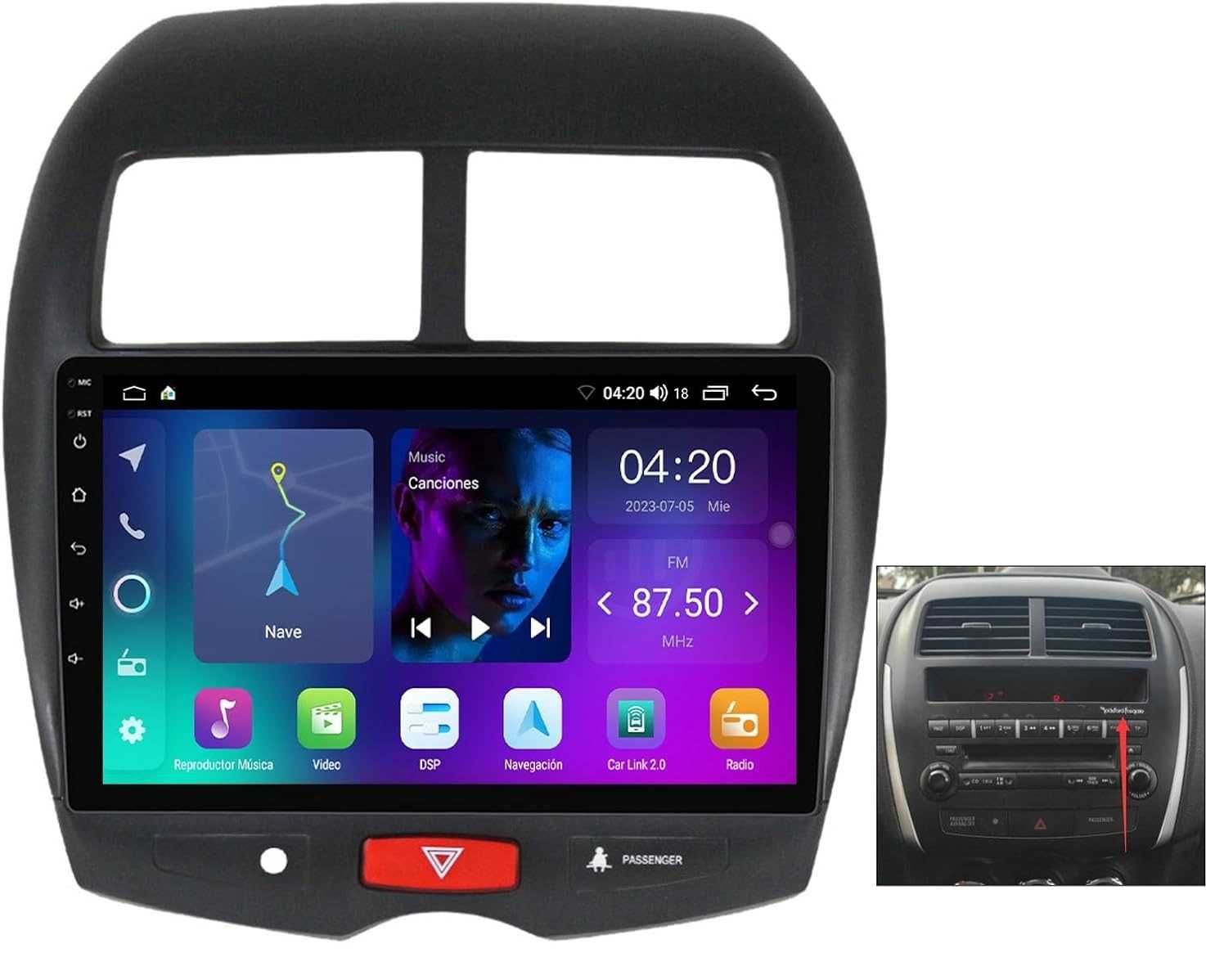 Мултимедия за Mitsubishi ASX 1 Android Навигация ASX плеър 2DN Андроид