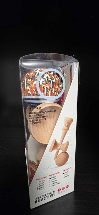 Kendama Europe Record Wondercurl MC – ediție Aqua, pachet complet