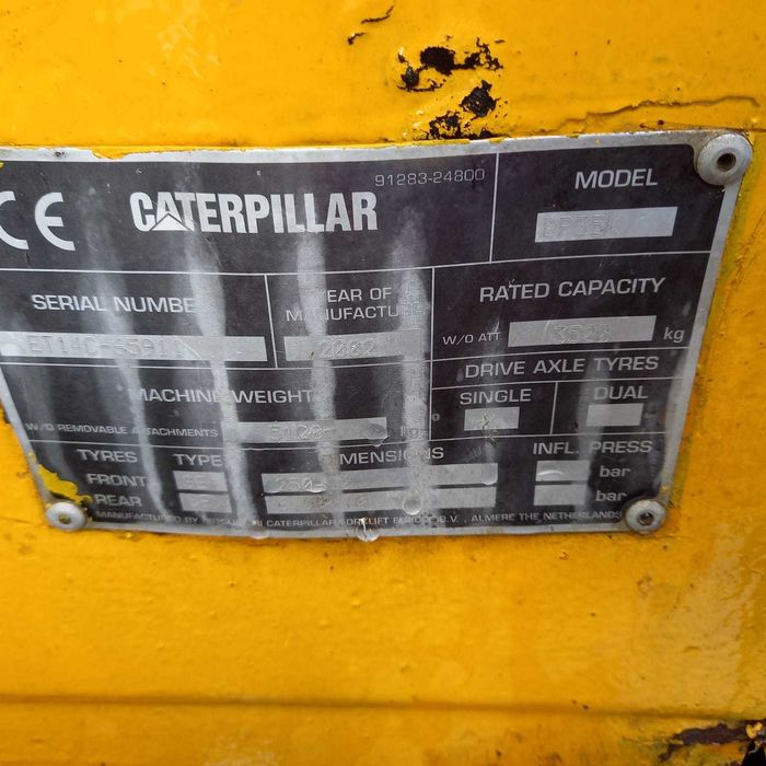 Vand motostivuitor CATERPILLAR  sarcina de ridicare 3500 kg