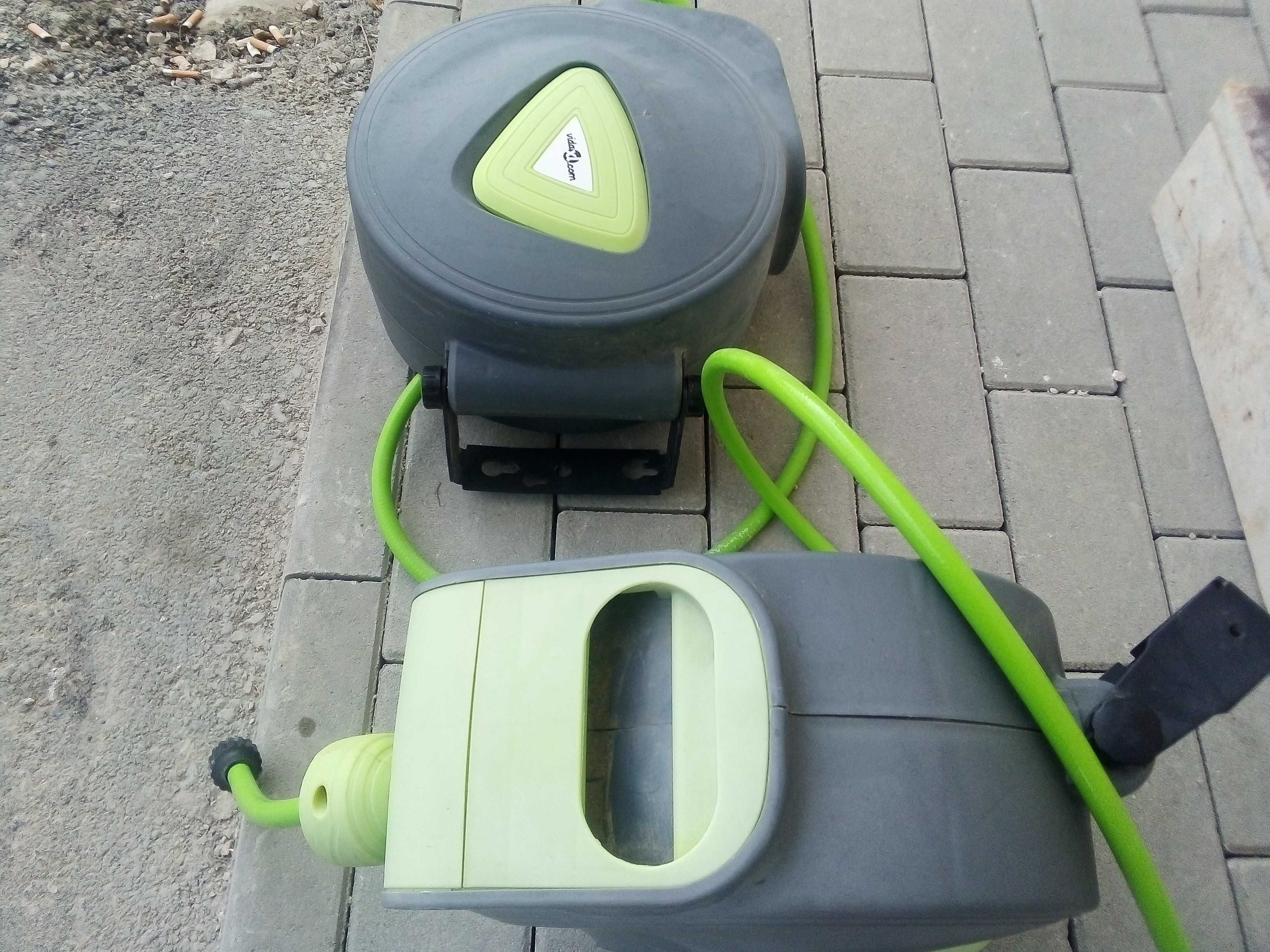 Градински маркучи с макара vida XL