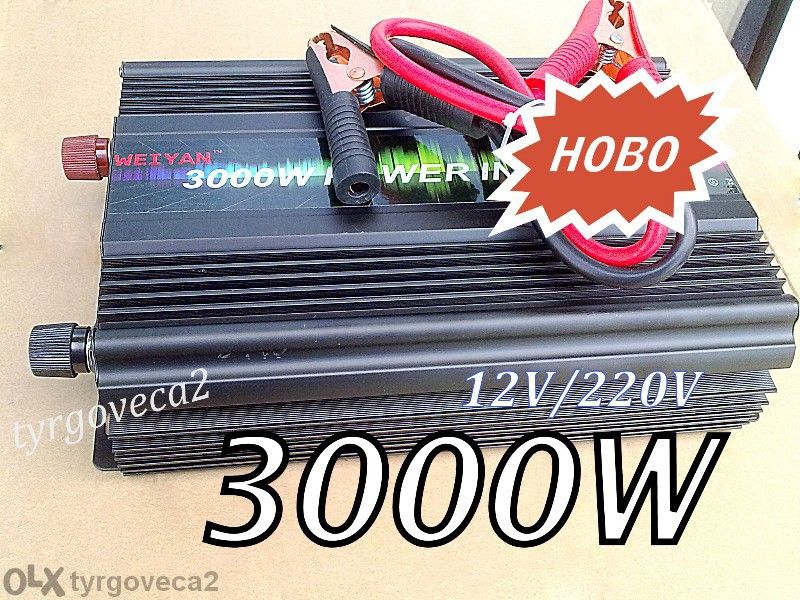 300 до 5000W Инвертори ПРОМОЦИЯ!!! 12v или 24v/220v с 2 ВЕНТИЛАТОРА