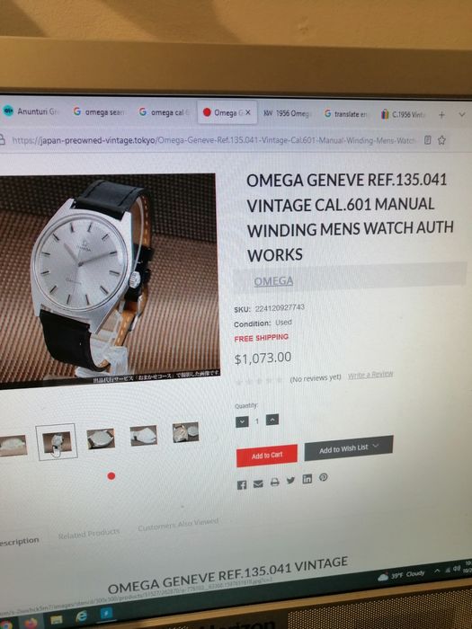 Omega geneve vintage