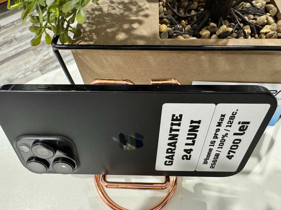 iPhone 16 Pro Max 256Gb 100% - Din magazin,cu garantie!