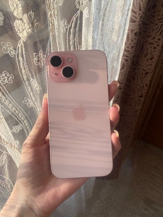 Айфон 15 розовый 128 гб