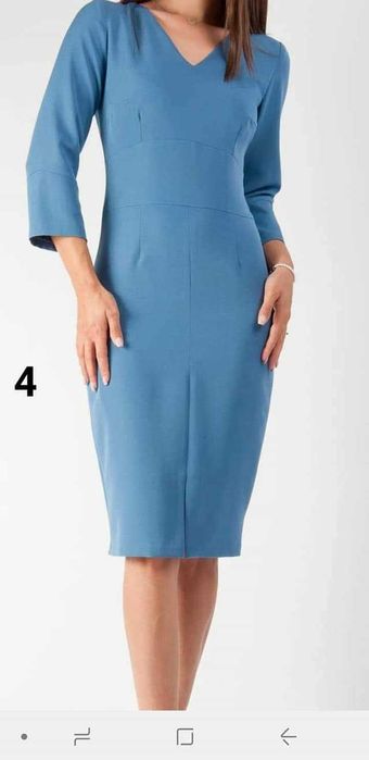 Rochie albastru deschis, Moze, marimea 38, cu eticheta