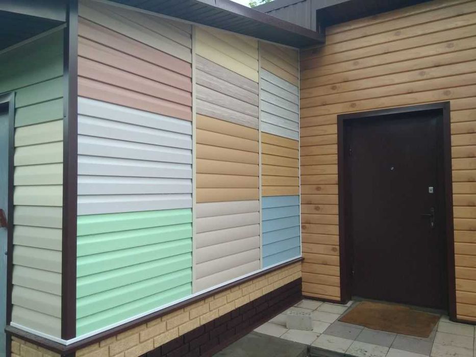 Fasad uchun metall va vinil sayding / Сайдинг для облицовки фасадов