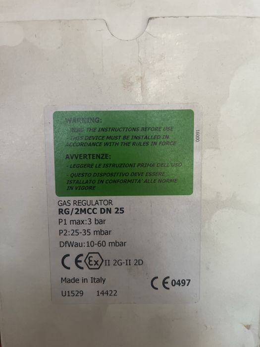 Regulator gaz pentru bransament