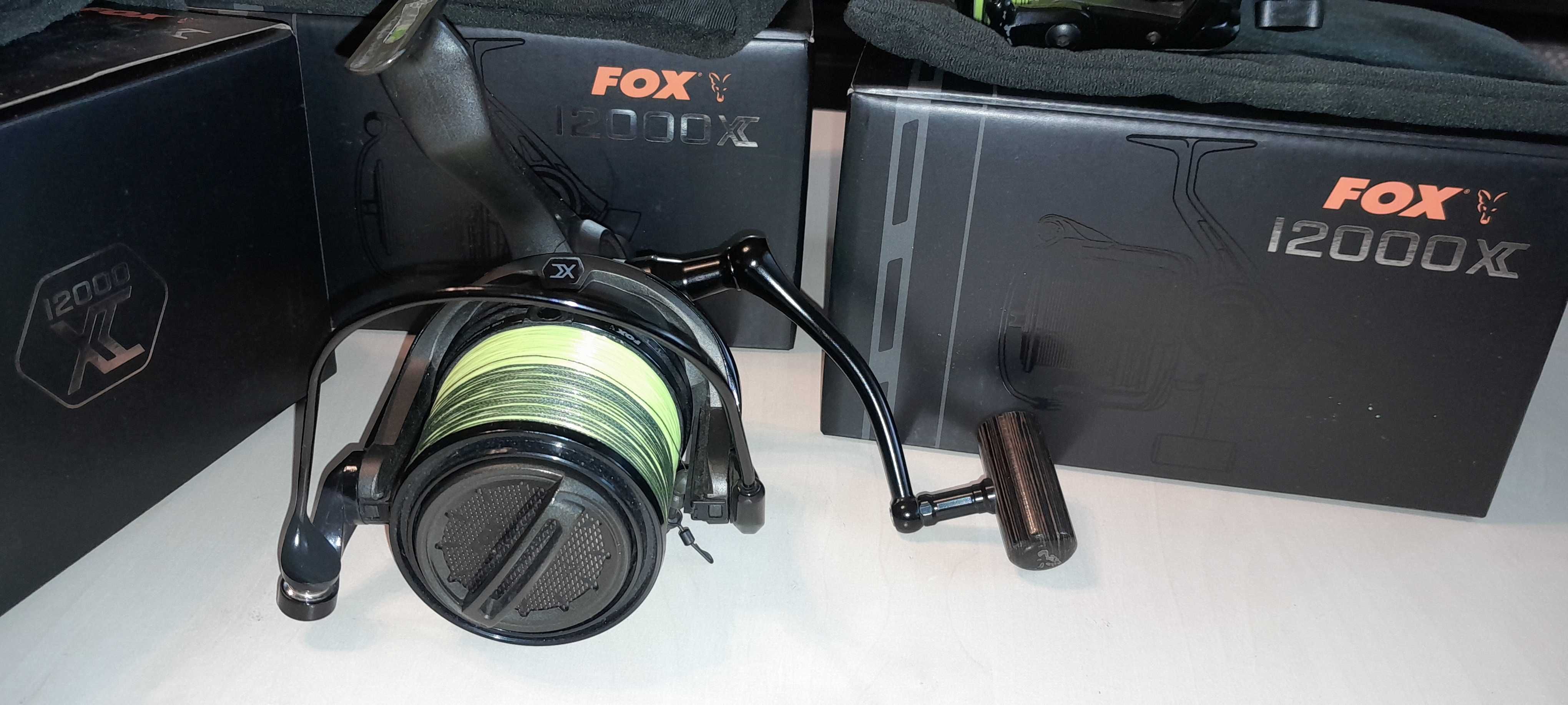 Mulinete FOX 12000XC cu tamburi de rezerva