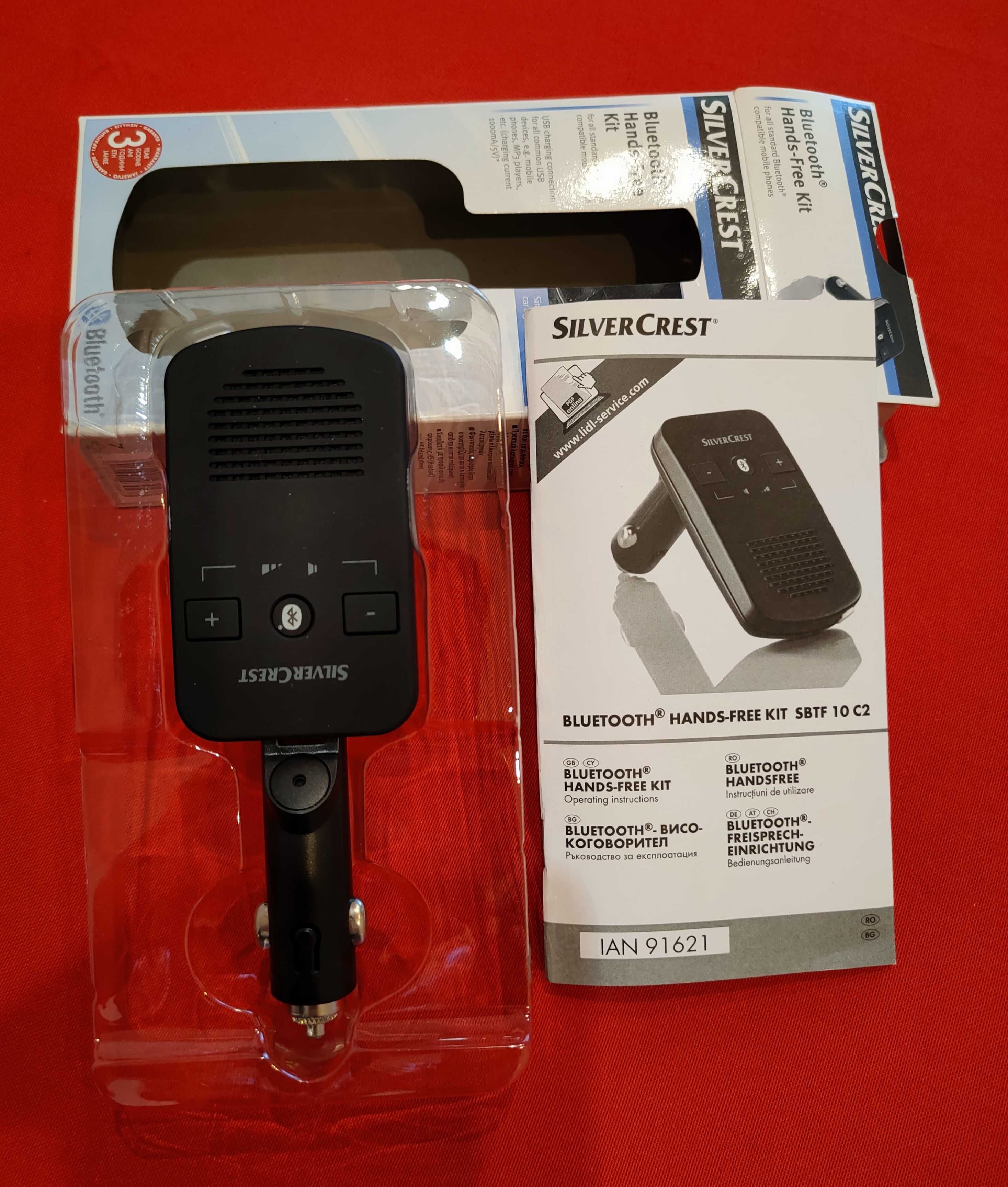 Silver Crest Bluetooth® Hands-Free Kit