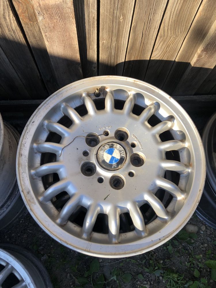 Set plus rezervă jante 5x120 15 Bmw originale