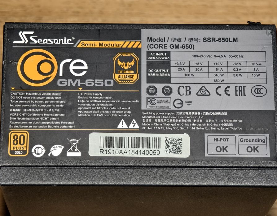 Sursa Seasonic 650w