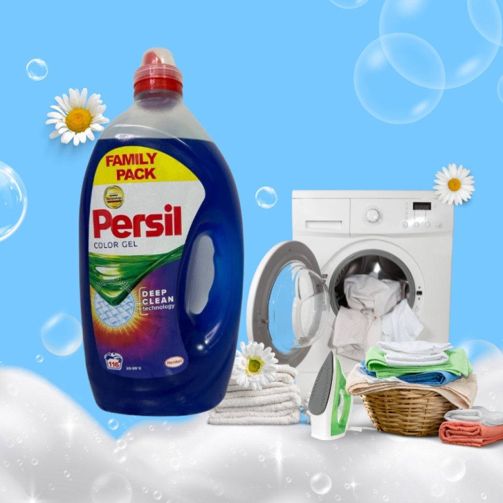 Течен препарат за пране Persil Color Gel, 116 пранета 5,8 L