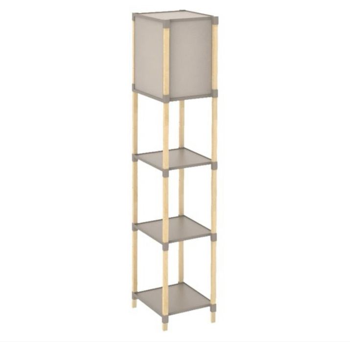 Lampa - Etajera din lemn cu 3 Rafturi 29x25x133 cm
