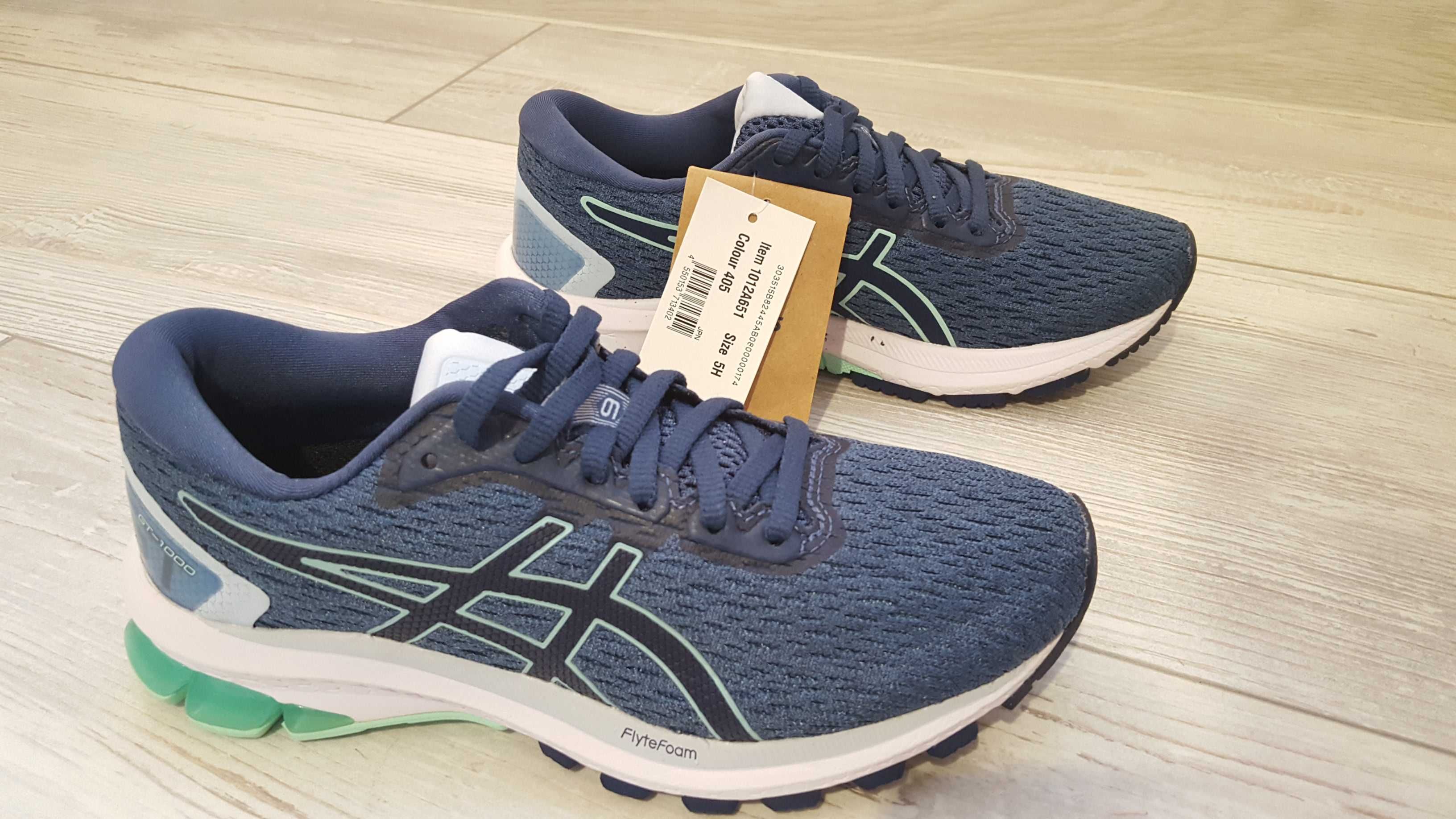 Чисто нови сини детски маратонки ASICS GT-1000 размер 36