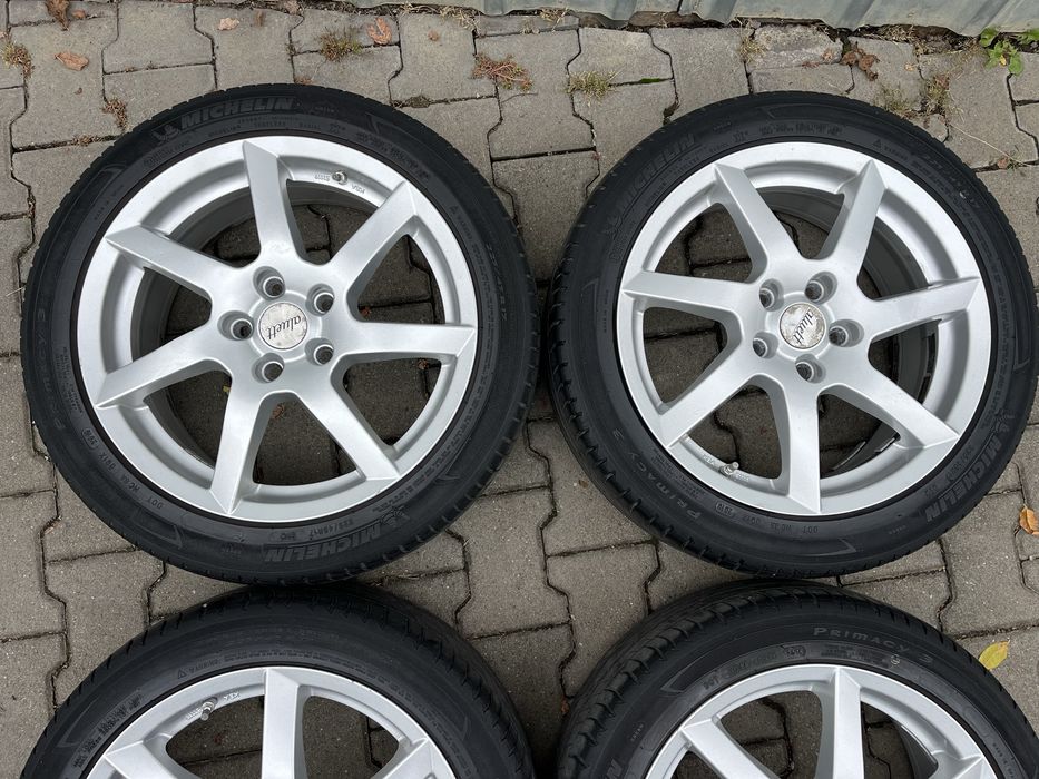 Jante aliaj 5x112mm, anvelope 225/45 R17, VW Audi Seat Skoda Merecedes