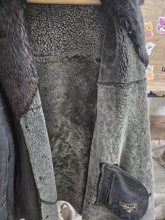 Дублёнка размер XL кожа