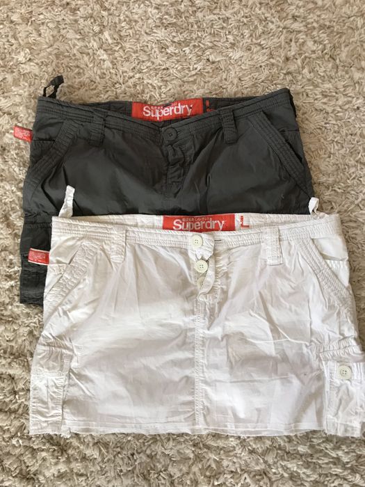 Fuste SUPERDRY, L, stare nouă, 40lei pt ambele