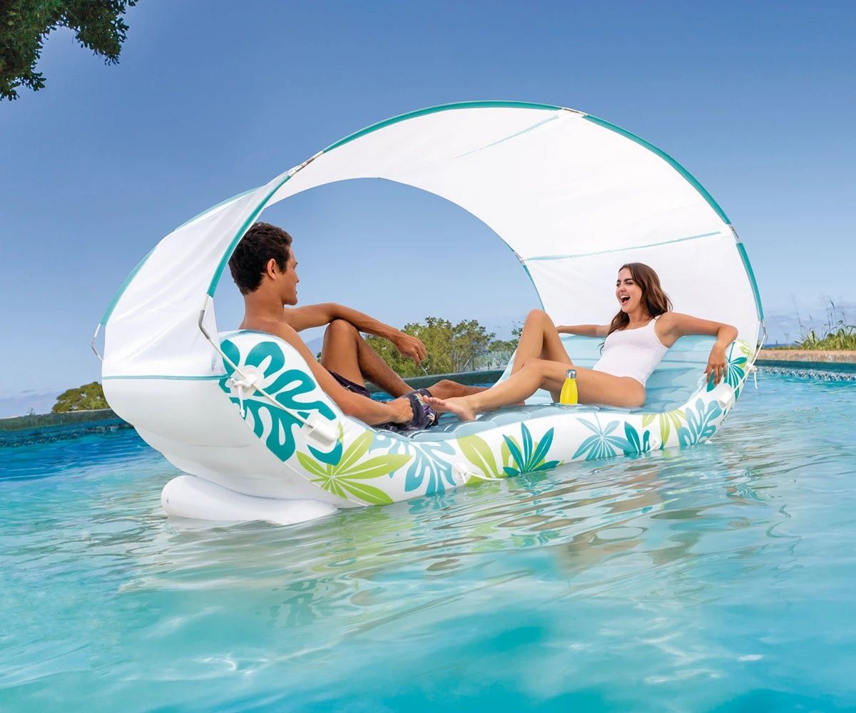 Артикул Надуваем Intex дюшек Tropical Lounge, 244 x 155 x 165 см